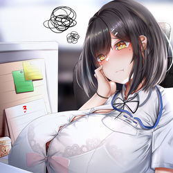 This is a pixiv picture whose title is Dawn悩み中.