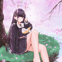 This is a pixiv picture whose title is 春.
