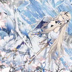 This is a pixiv picture whose title is 桜とベツレヘム.