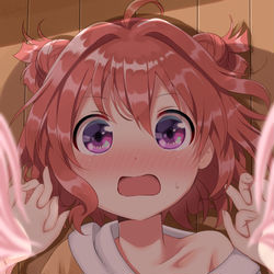 This is a pixiv picture whose title is ちなつ's view.