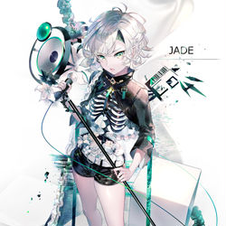 This is a pixiv picture whose title is 翠.