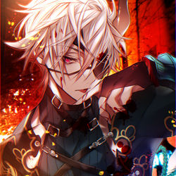This is a pixiv picture whose title is 鬼丸国綱.