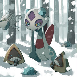 This is a pixiv picture whose title is 雪.