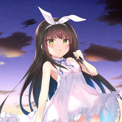 This is a pixiv picture whose title is 夕（ゆう）ヒノ向コウ側.