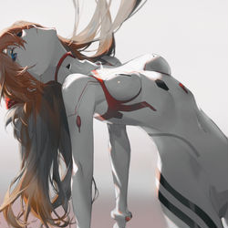 This is a pixiv picture whose title is asuka.