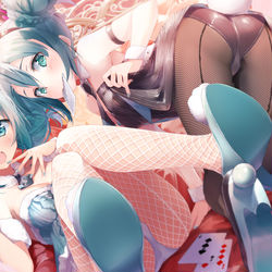 This is a pixiv picture whose title is バニーミクさん.
