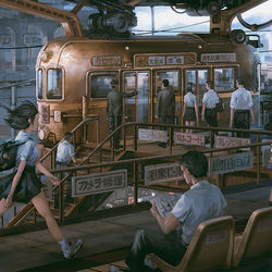 This is a pixiv picture whose title is Cablebus.
