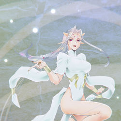 This is a pixiv picture whose title is 【PFMOH】忌まわしき狩りの魔女アラネアデ【討伐完了】.