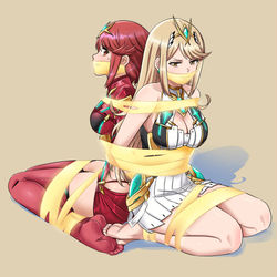 This is a pixiv picture whose title is ホムラ & ヒカリ.