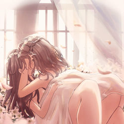 This is a pixiv picture whose title is 満たして.