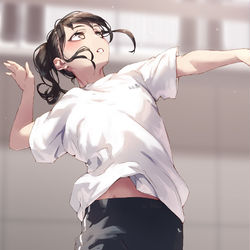 This is a pixiv picture whose title is “そらをとぶ”.