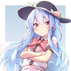 This is a pixiv picture whose title is 比那名居天子.