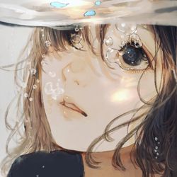 This is a pixiv picture whose title is 息苦しいほど綺麗な世界.