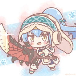 This is a pixiv picture whose title is ハンターラミィちゃん.