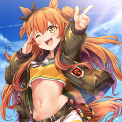 This is a pixiv picture whose title is マヤノトップガン.