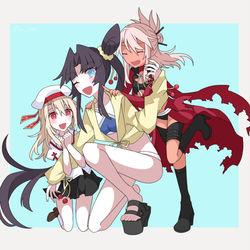 This is a pixiv picture whose title is アキバイベのエアホッケー組.