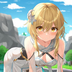 This is a pixiv picture whose title is 泳ぐたびにびしょ濡れ….