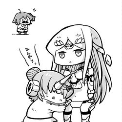 This is a pixiv picture whose title is ひんやりガラテアとお涼みフランちゃん。.