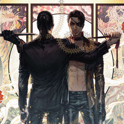 This is a pixiv picture whose title is 真島吾朗.