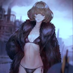 This is a pixiv picture whose title is 仕事.