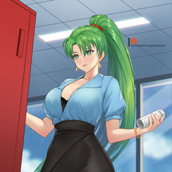 This is a pixiv picture whose title is Office lady Lyn.