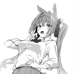 This is a pixiv picture whose title is ダイワスカーレット.