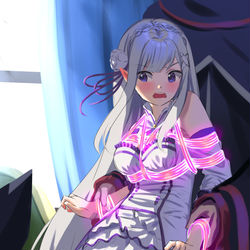 This is a pixiv picture whose title is [COM] Emilia.