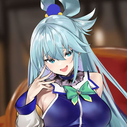 This is a pixiv picture whose title is アクア.