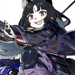 This is a pixiv picture whose title is 黑柴柴.