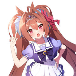 This is a pixiv picture whose title is ダイワスカーレット.