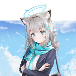 This is a pixiv picture whose title is シロコ.