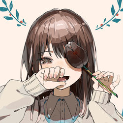 This is a pixiv picture whose title is 秘め事.