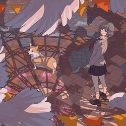This is a pixiv picture whose title is 記憶.