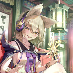 This is a pixiv picture whose title is 神霊廟にて貴女と逢える.