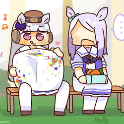 This is a pixiv picture whose title is とんでもない賢さのゴールドシップ.