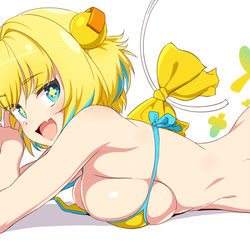 This is a pixiv picture whose title is パイにゃん！（１６日目）.