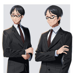 This is a pixiv picture whose title is 伊地知さんのらくがき.