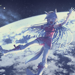 This is a pixiv picture whose title is なあ、100年後ヒマ？.