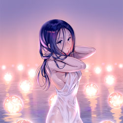 This is a pixiv picture whose title is 心中奇譚.