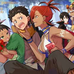 This is a pixiv picture whose title is ナツキ・スバル誕生日2021.