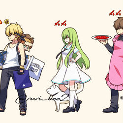 This is a pixiv picture whose title is アキハバラのギルガメッシュ2.