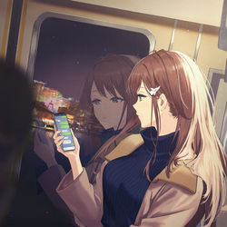 This is a pixiv picture whose title is ここにはきっと、私の居場所はない.