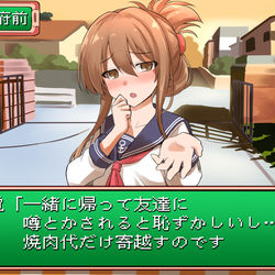 This is a pixiv picture whose title is 艦これの恋愛ゲームを作りました。.