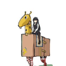 This is a pixiv picture whose title is 朝潮.