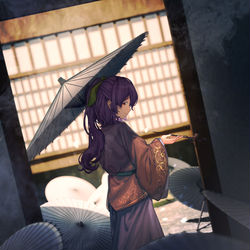 This is a pixiv picture whose title is 薄雾.