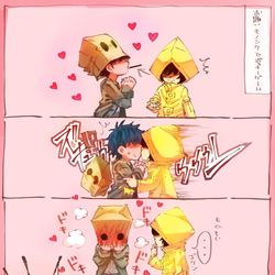 This is a pixiv picture whose title is ポッキーゲーム.