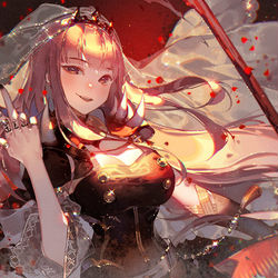 This is a pixiv picture whose title is 首をはねてやるから.