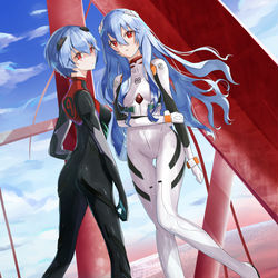 This is a pixiv picture whose title is 綾波レイ.