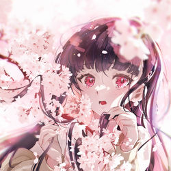 This is a pixiv picture whose title is 🌸🌸🥺.