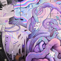 This is a pixiv picture whose title is 目醒め.